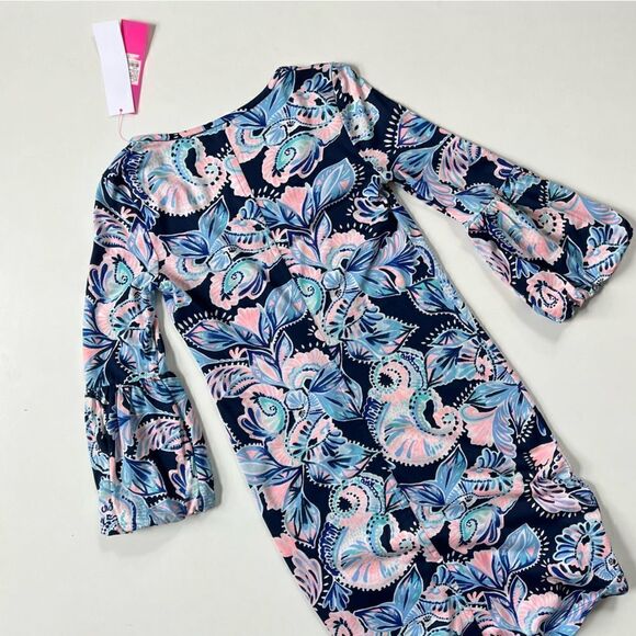 Lilly Pulitzer NWT Carlile Dress High Tide Navy XXS - Picture 5 of 14